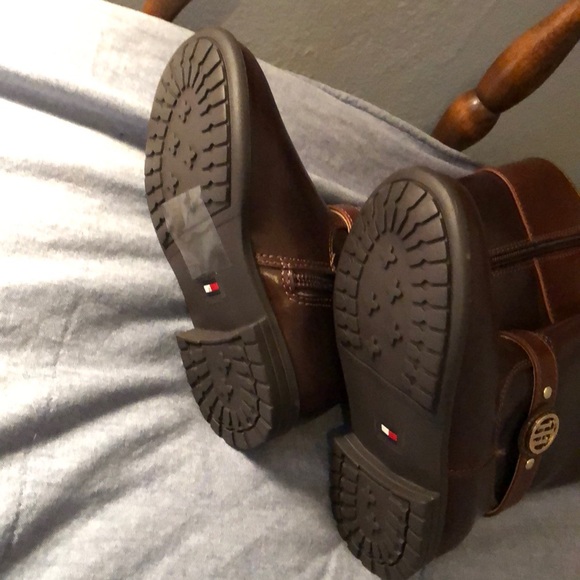 NWT Tommy Hilfiger 2 Tone Toddler Riding Boots - Picture 5 of 5